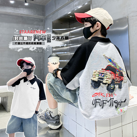 吉吉小熊&吉吉小熊&WQ25017款POLO衫