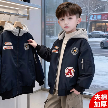 吉吉小熊&吉吉小熊&26039贴标夹棉外套