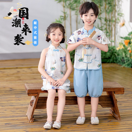 小佑禧&小佑禧&2508新中式哪吒套装