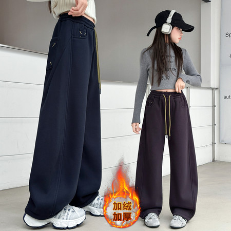 良沐礼（原风尚衣品）&良沐礼（原风尚衣品）&2589款加绒弯刀裤