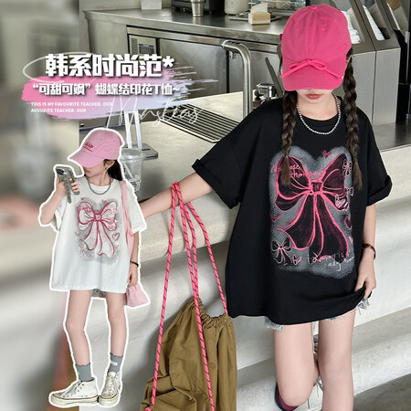 美丫丫&美丫丫&MYY8060大蝴蝶结T恤