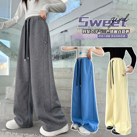 哆哆米&哆哆米&A1101小马刺绣卫裤