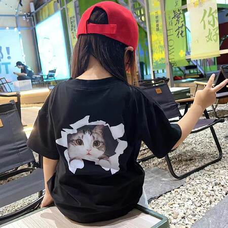 捷梦&猫T恤