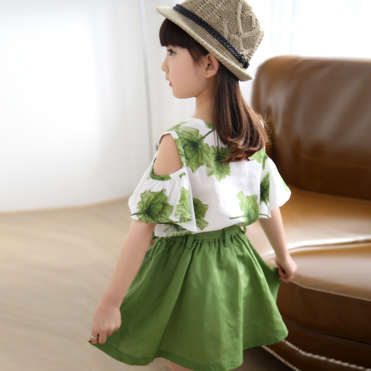 Maple Leaf Skirt Cotton and Hemp