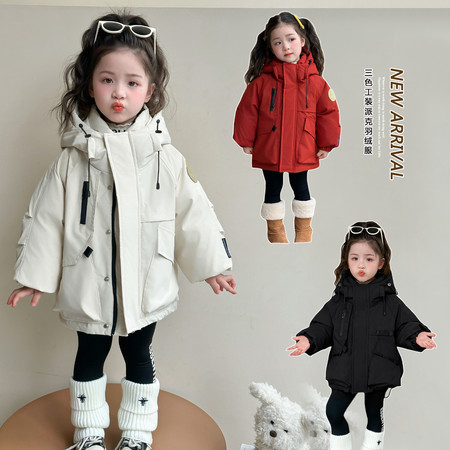 萌乐宝&萌乐宝&MLB36-三色工装派克羽绒服2