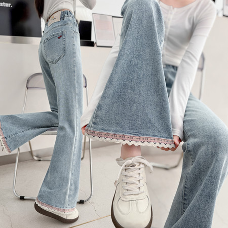 彤欣贝贝&彤欣贝贝&2605花边喇叭裤