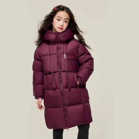 逍遥企鹅&逍遥企鹅&A2536款--加长款羽绒服