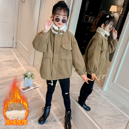 荔豆&荔豆&立领工装棉服2