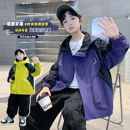小不点点童装&小不点点童装&卡绳外套