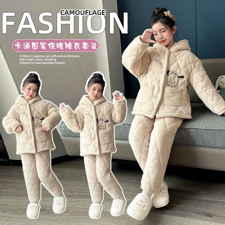 卡妙兔&卡妙兔&24223女童高克重三层夹棉