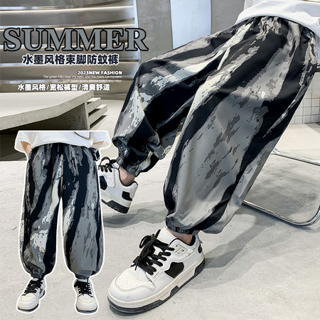 金多多&WSNXK5239水墨防蚊裤-