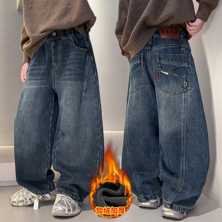 金多多&金多多&ZFDK1970后袋三夹标牛仔裤