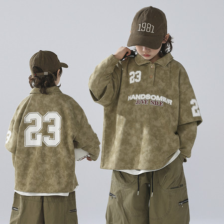 金多多&金多多&WSNCW3092数字23假两件POLO