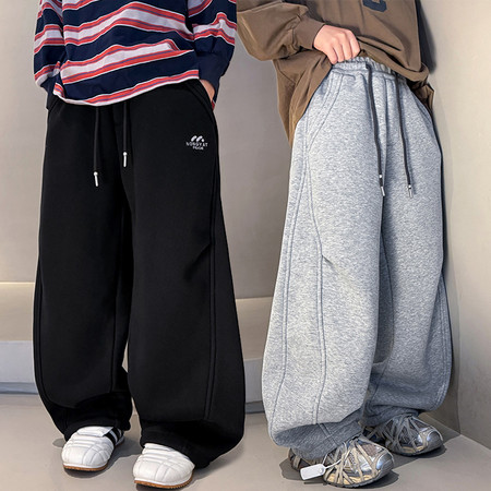 金多多&金多多&ZFCK1987字母绣花休闲裤