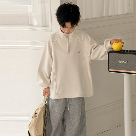 金多多&金多多&WSNCW3726纯色半高领卫衣