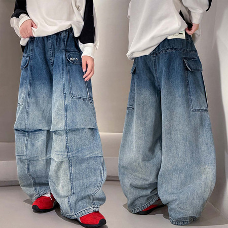 金多多&金多多&ZFCK2003绣花ale字母牛仔裤