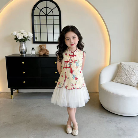 明新美童&明新美童&梅花旗袍裙送流苏2026-19