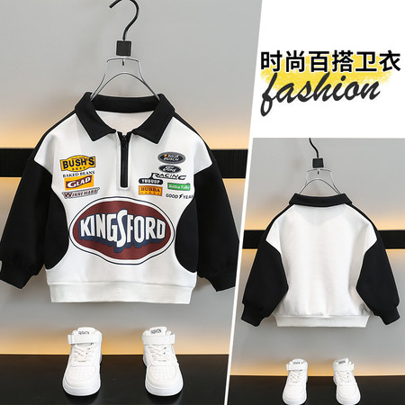 萌乐宝贝&萌乐宝贝&机车卫衣