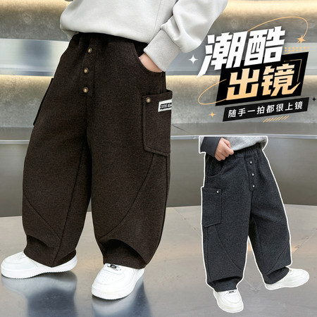 萌乐宝贝&萌乐宝贝&七个扣弯刀裤