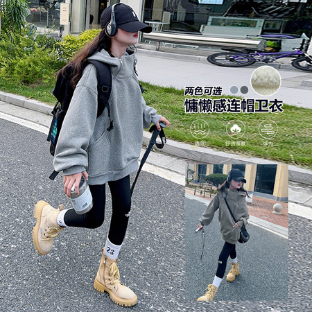 君诺服饰&君诺服饰&双拉链卫衣-1