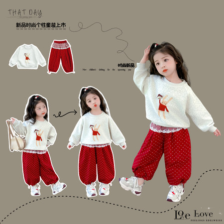 多吉象&多吉象&圆点兔子花边套装