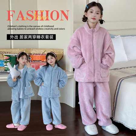 童屋小镇（原格色潮童）&童屋小镇（原格色潮童）&L162拉链套装