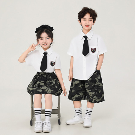 豆米逗&豆米逗&D2525迷彩表演服套装