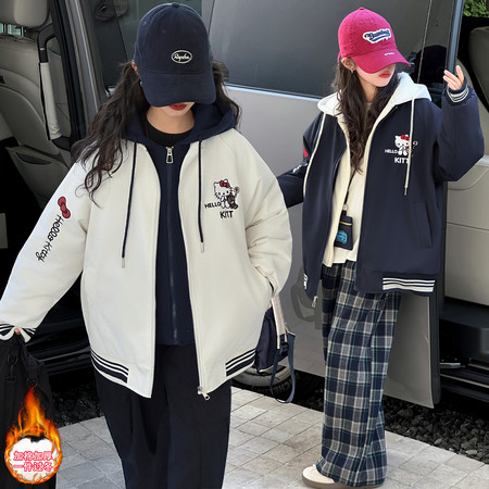 萌小希kids&萌小希kids&88-23假两件棉衣