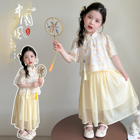 舒衣阁&舒衣阁&舒衣阁-新中式镂空小花蝴蝶吊坠套装