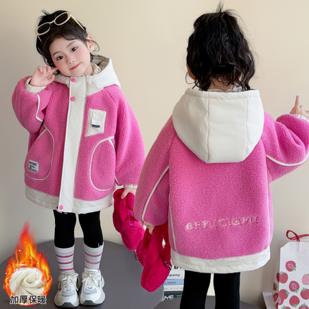 金色童年&金色童年&毛毛拼接棉衣