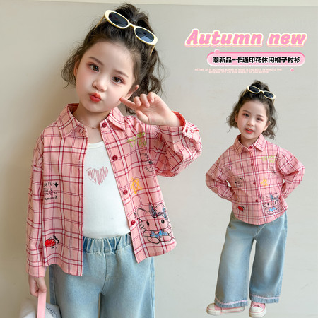 金色童年&金色童年&卡通猫咪衬衣