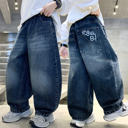 清咖哆哆&清咖哆哆&2521字母牛仔裤