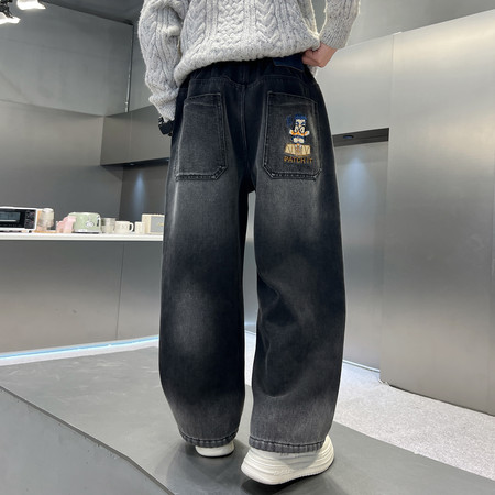 清咖哆哆&清咖哆哆&2524卡通绣花牛仔裤