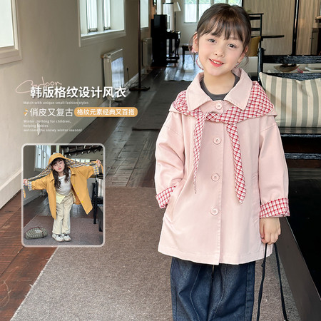 韩尚毛毛虫&韩尚毛毛虫&HS63236风衣外套