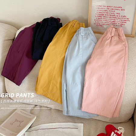 韩尚毛毛虫&韩尚毛毛虫&HS63427休闲牛仔裤