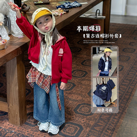 韩尚毛毛虫&韩尚毛毛虫&HS63370连帽外套