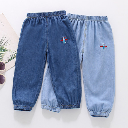 龙华童装&龙华童装&A05飞机绣花防蚊裤