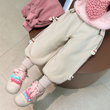 胖叮叮&胖叮叮&侧缝牙边加绒裤