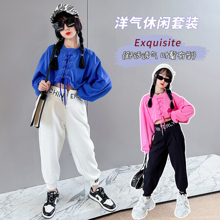 柠檬宝贝&柠檬宝贝&抽绳卫衣套装