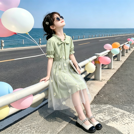 果媗&果媗&2627款花朵纱裙