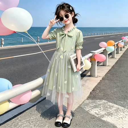 果媗&果媗&2627款绿色连衣裙