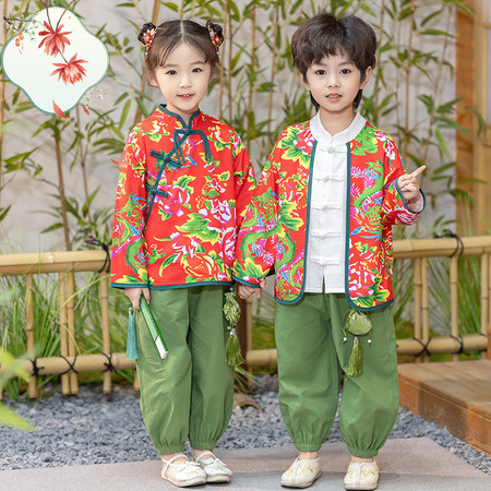 尚誉贝&尚誉贝&6023东北大花汉服套装