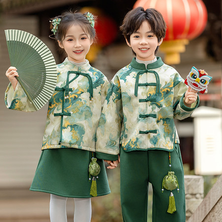 尚誉贝&尚誉贝&6646男童加绒套装