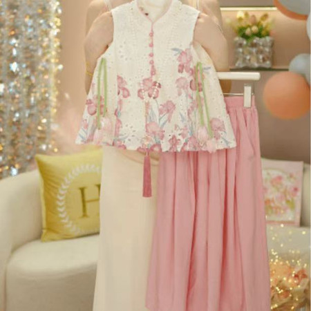 有果儿&有果儿&2748粉色汉服套装