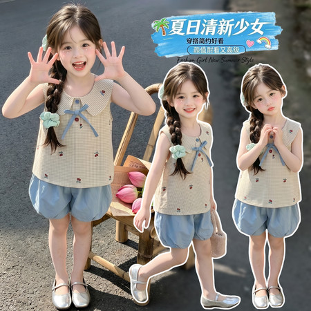 有果儿&有果儿&2793娃娃衫花苞套装
