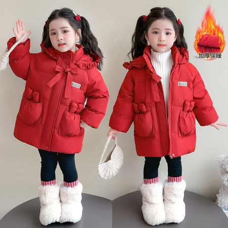 金鑫童装&金鑫童装&拜年连帽羽绒服