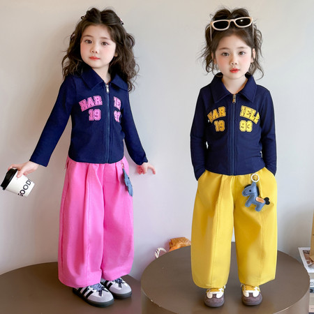嘟丫丫童装&嘟丫丫童装&字母两件套