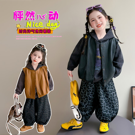 宝贝布偶&宝贝布偶&皮衣马甲三件套