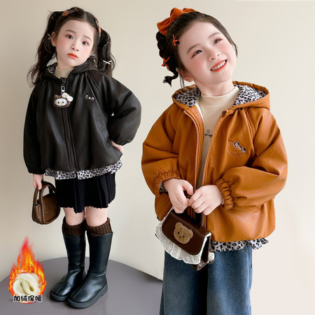 宝贝布偶&宝贝布偶&加棉猫咪皮衣外套