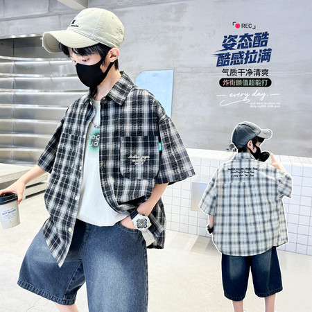 贝吉星&贝吉星&2606格子衬衫